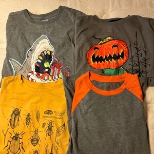 Boys Size Large Cat and Jack Long Sleeve and Jogger Bundle-7 pieces Large 12-14